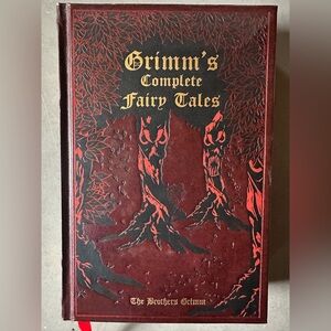 Grimm’s Complete Fairy Tales Canterbury Classics hardcover book gold gilded